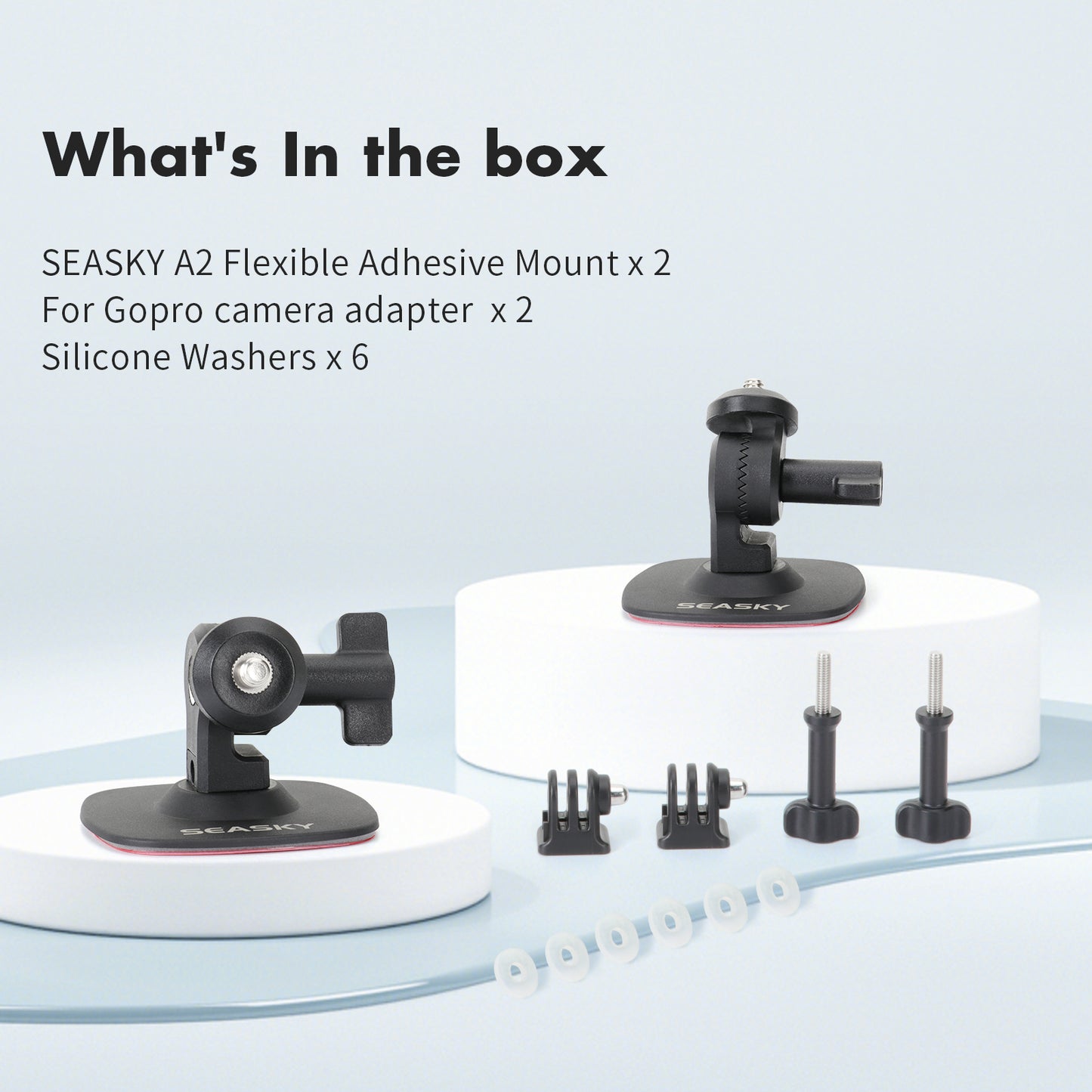 SEASKY A2 Flexible Adhesive Mount for Insta360 X4 X3 X2