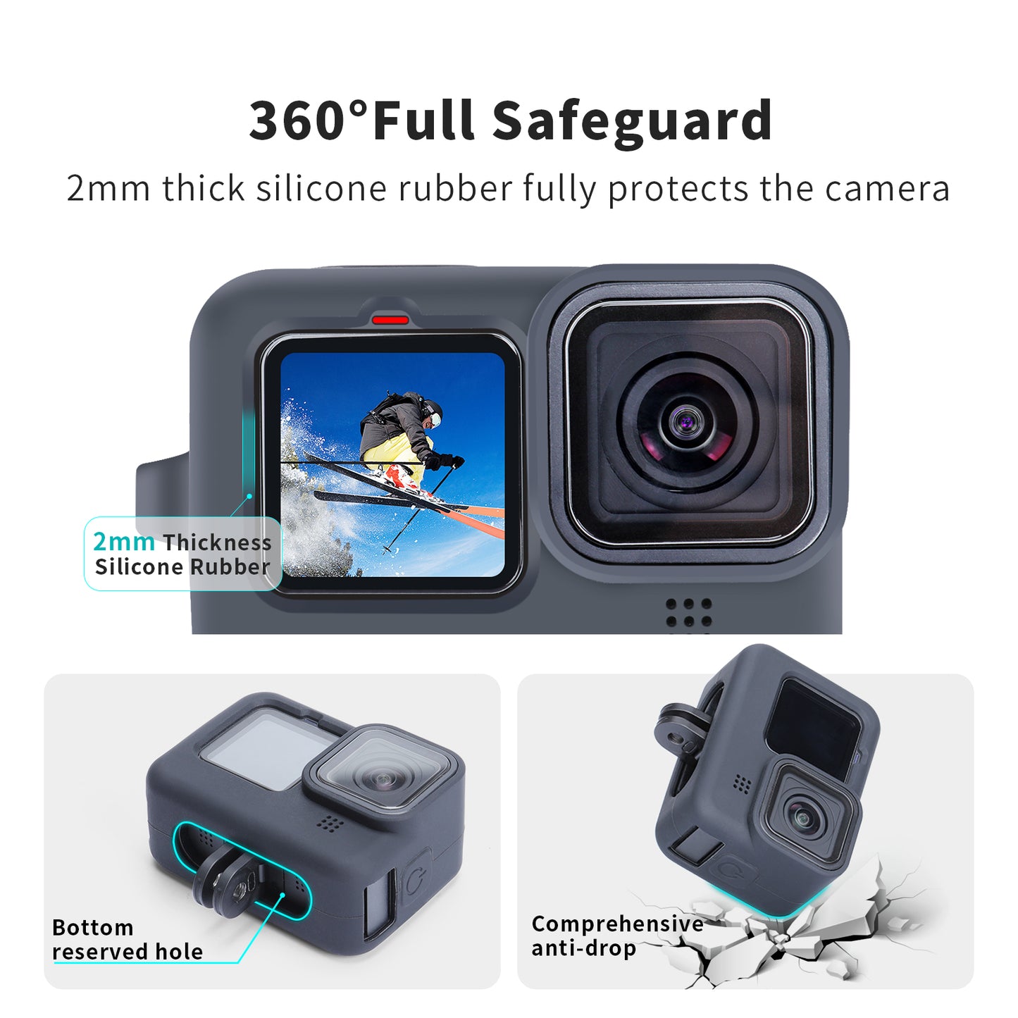 SEASKY 6 in 1 Protective Kit for Gopro Hero 11/10/9