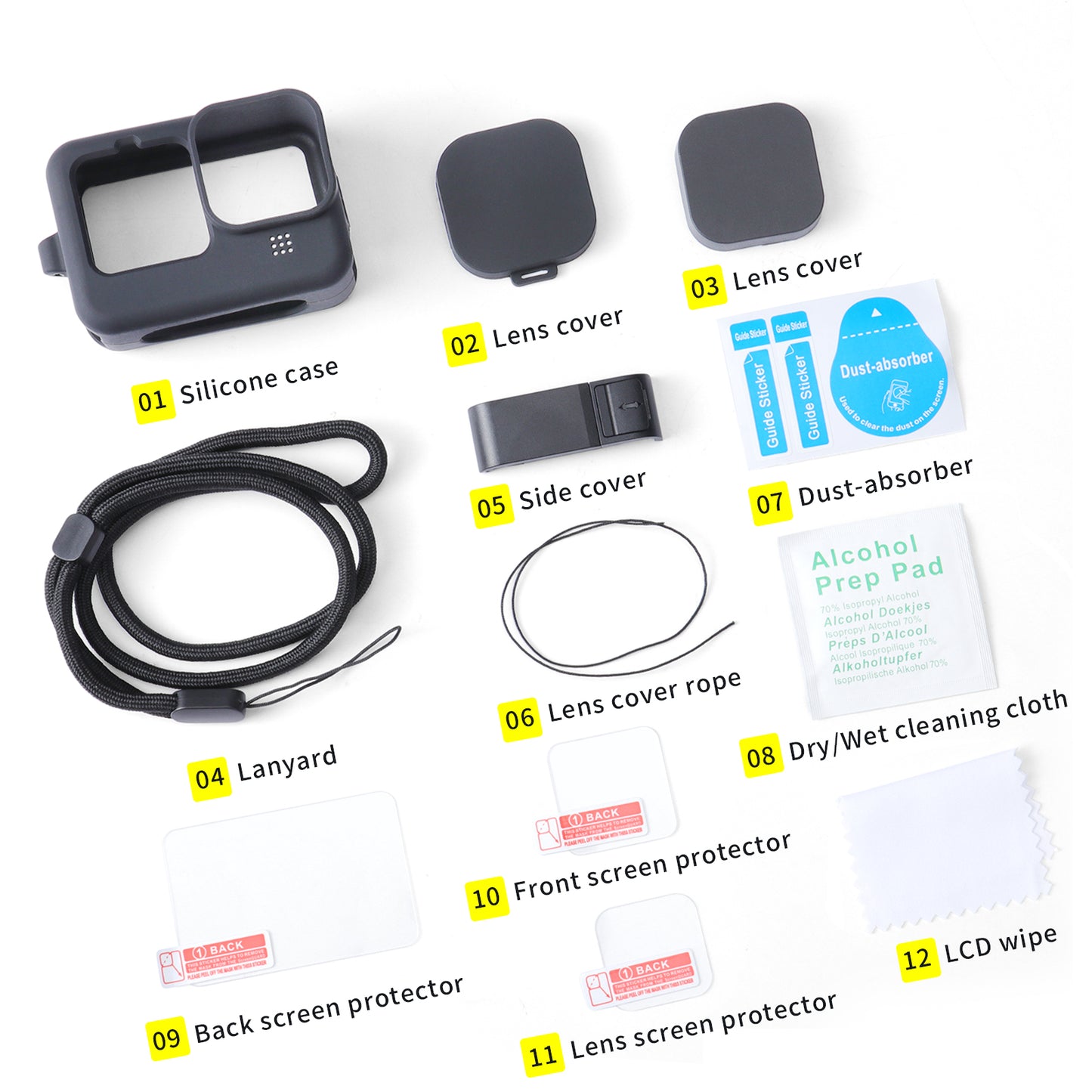 SEASKY 6 in 1 Protective Kit for Gopro Hero 11/10/9