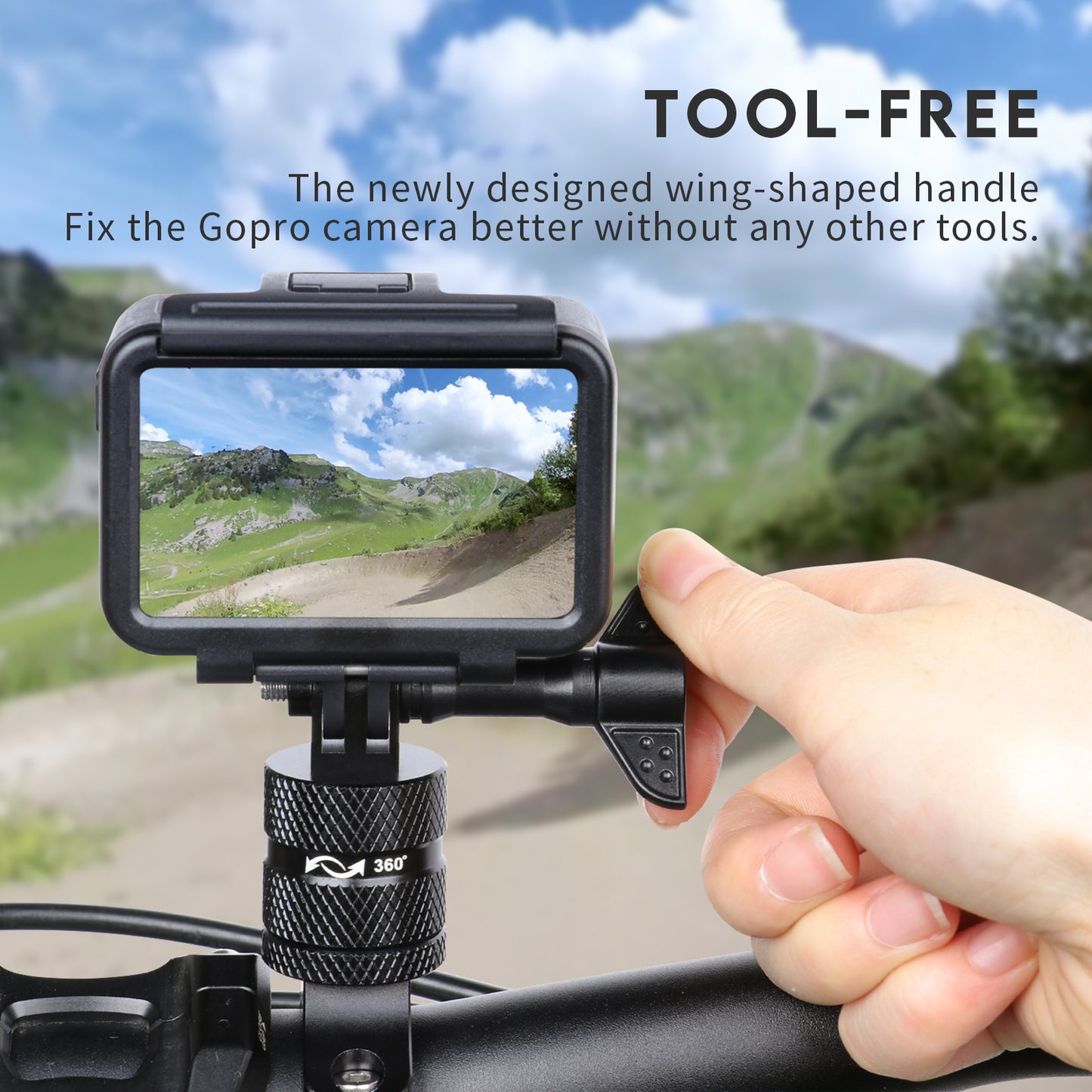 SEASKY Mountain Bike Bicycle Motorcycle Handlebar Mount