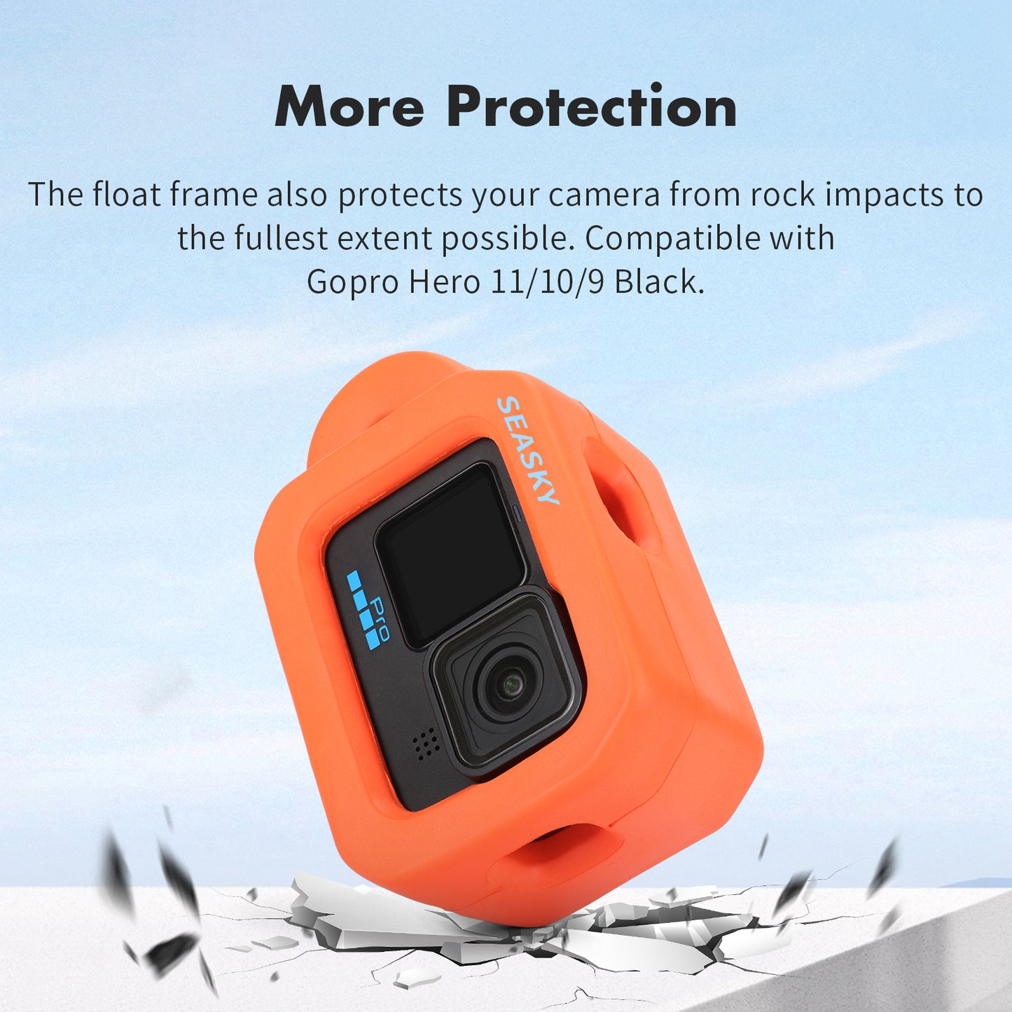 Floaty Étui souple en mousse pour GoPro Hero 9/10/11/12 Appareil photo de sport professionnel Wakeboard Accessoire de plongée et de surf Floaty Étui souple en mousse pour GoPro Hero 9/10/11/12 Appareil photo de sport professionnel Wakeboard Accessoire de plongée et de surf