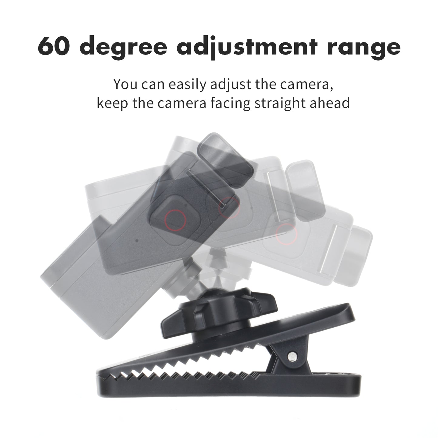 SEASKY Vlog Backpack Strap Mount Clip Clamp Holder Magnetic multi function For Gopro Hero12/11/10/9 DJI Action 4/3/2 Insta360 X3 X2 RS Go3 2 Sports Camera Accessories Tennis Basketball Baseball