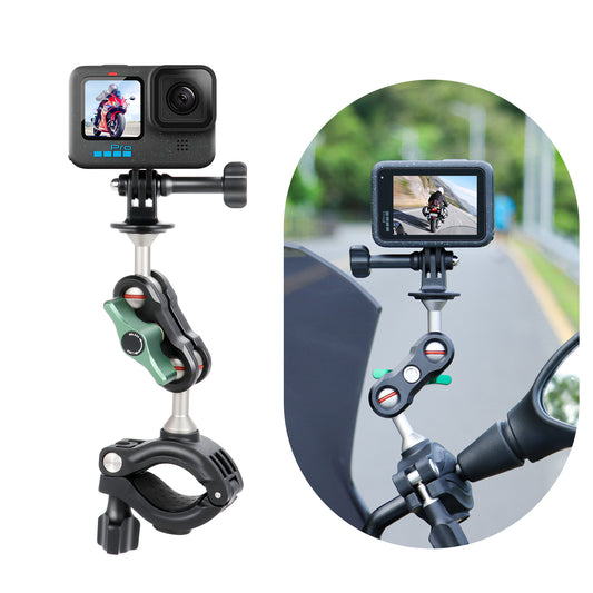 SEASKY H1 Bicycle Bike MTB Motorcycle handlebar Mount for Gopro Hero 13/12/11/10/9/8 for insta360 X4 X3 X2 X RS for DJI Action 5/4/3/2 Sports Action Camera Accessories Aluminum metal