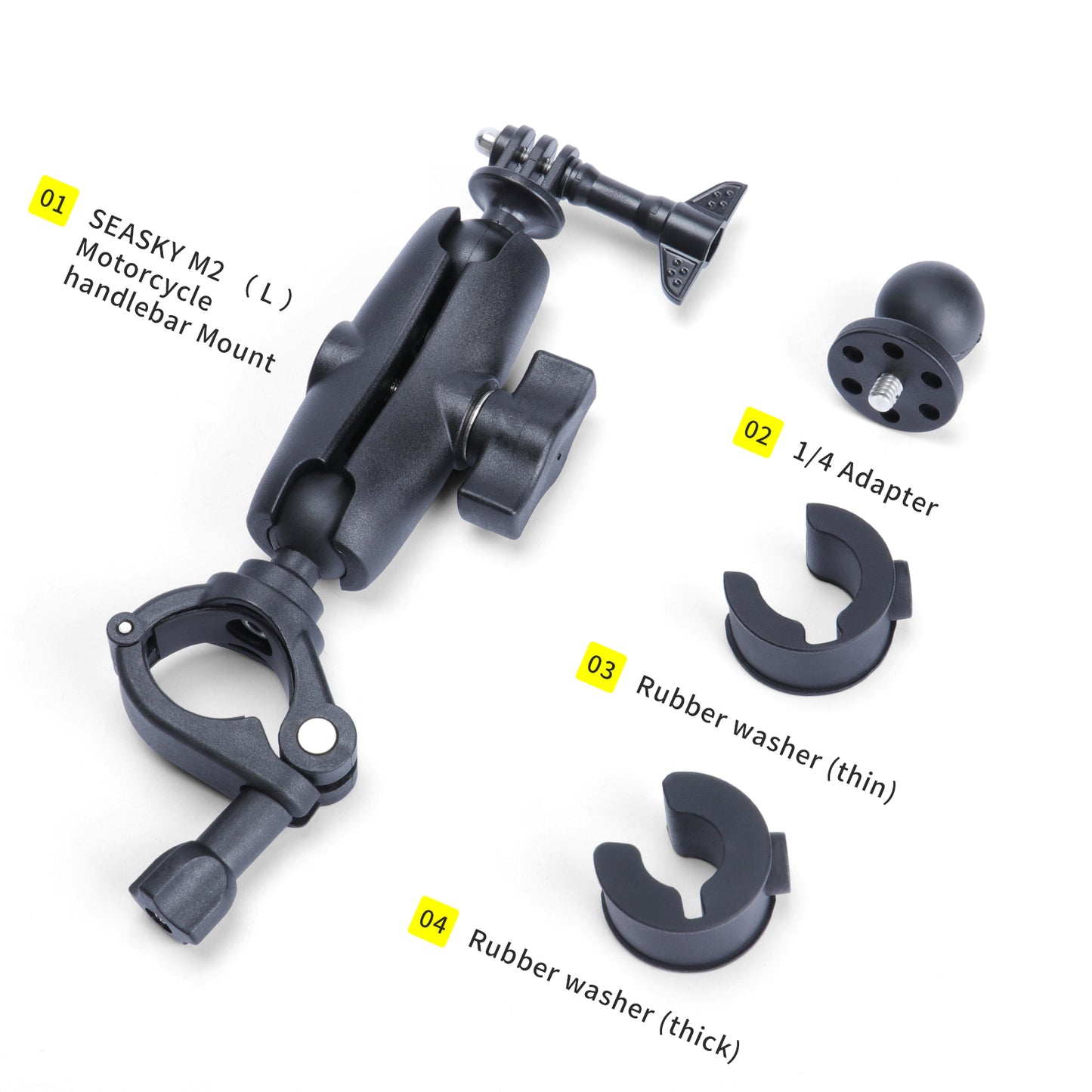 SEASKY M2 Motorrad Fahrrad Lenkerhalterung