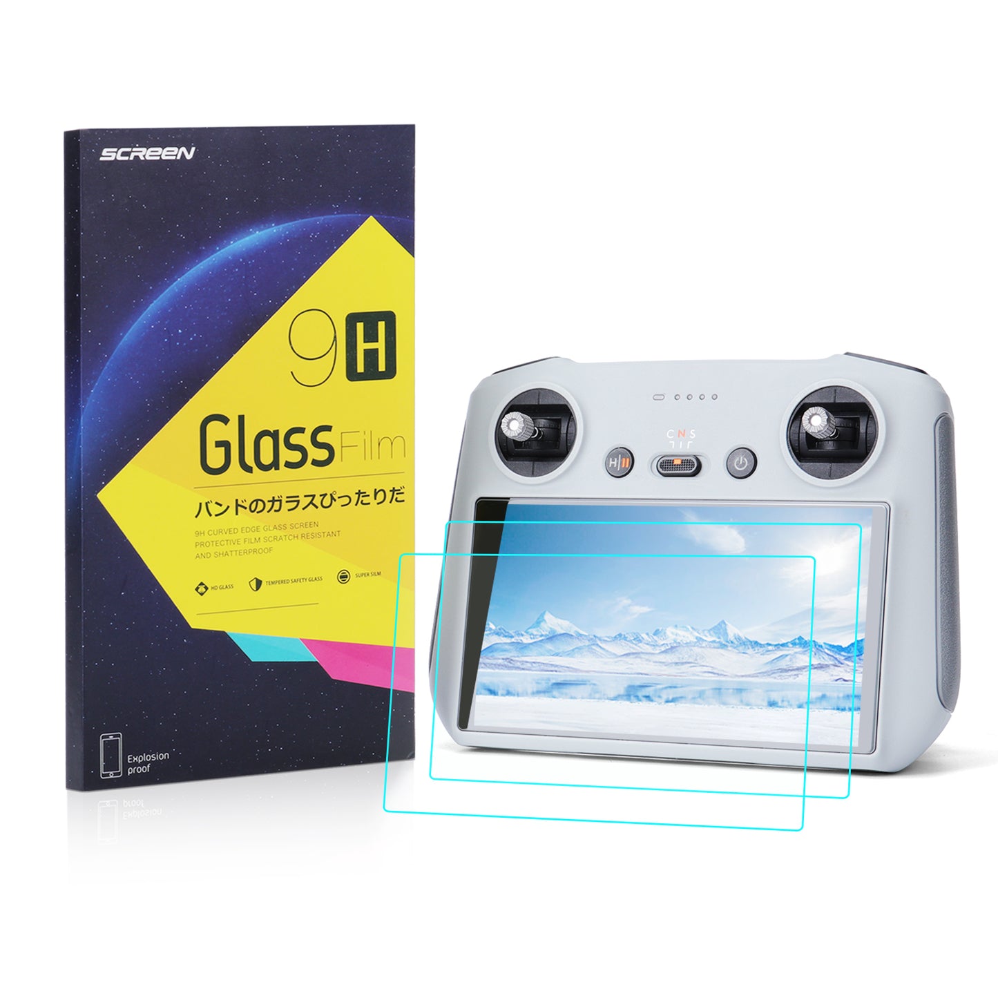[Lot de 2] Protecteur d'écran en verre trempé HD pour DJI Mini 3 Pro DJI RC
