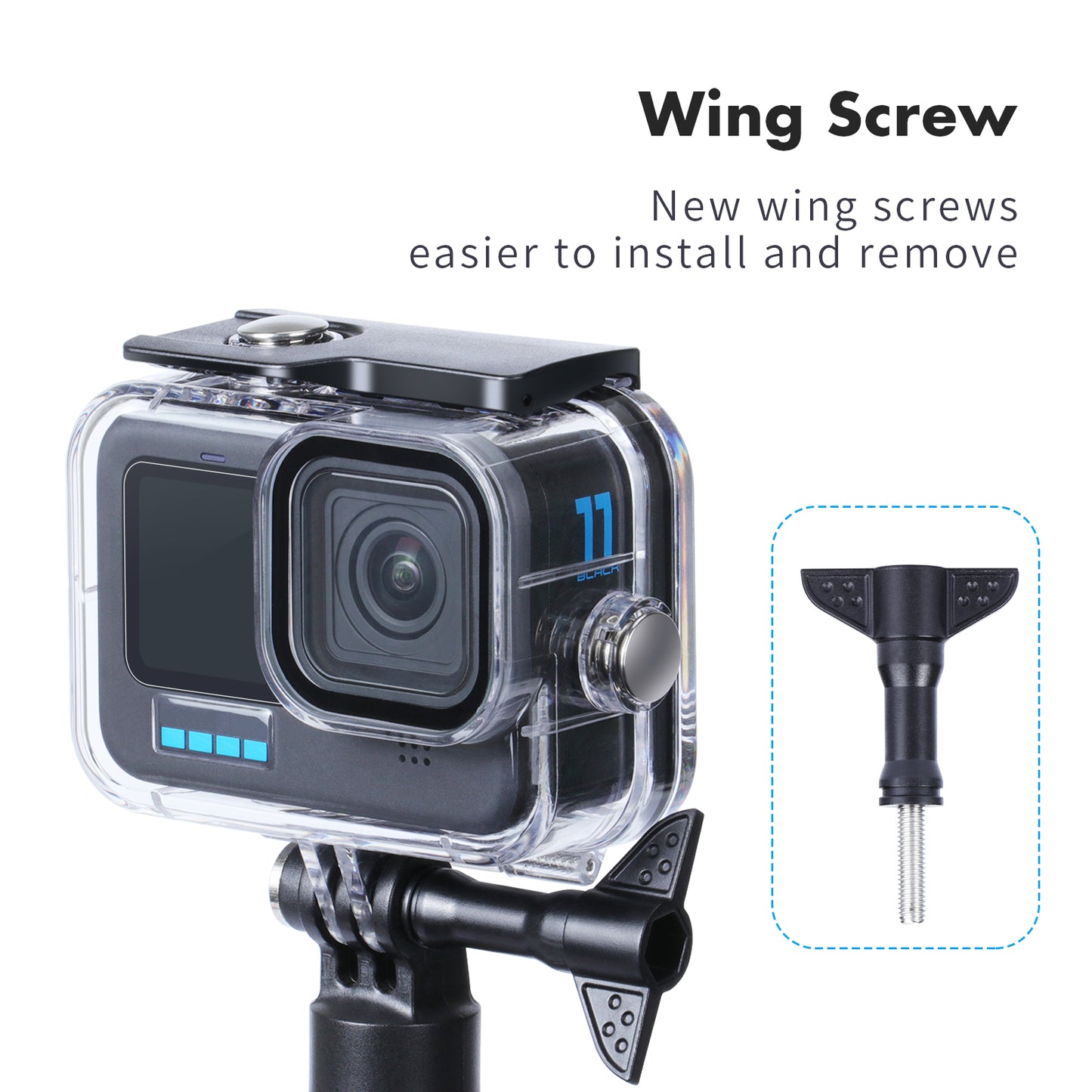 SEASKY Dive Waterproof Case for Gopro Hero 11/10/9