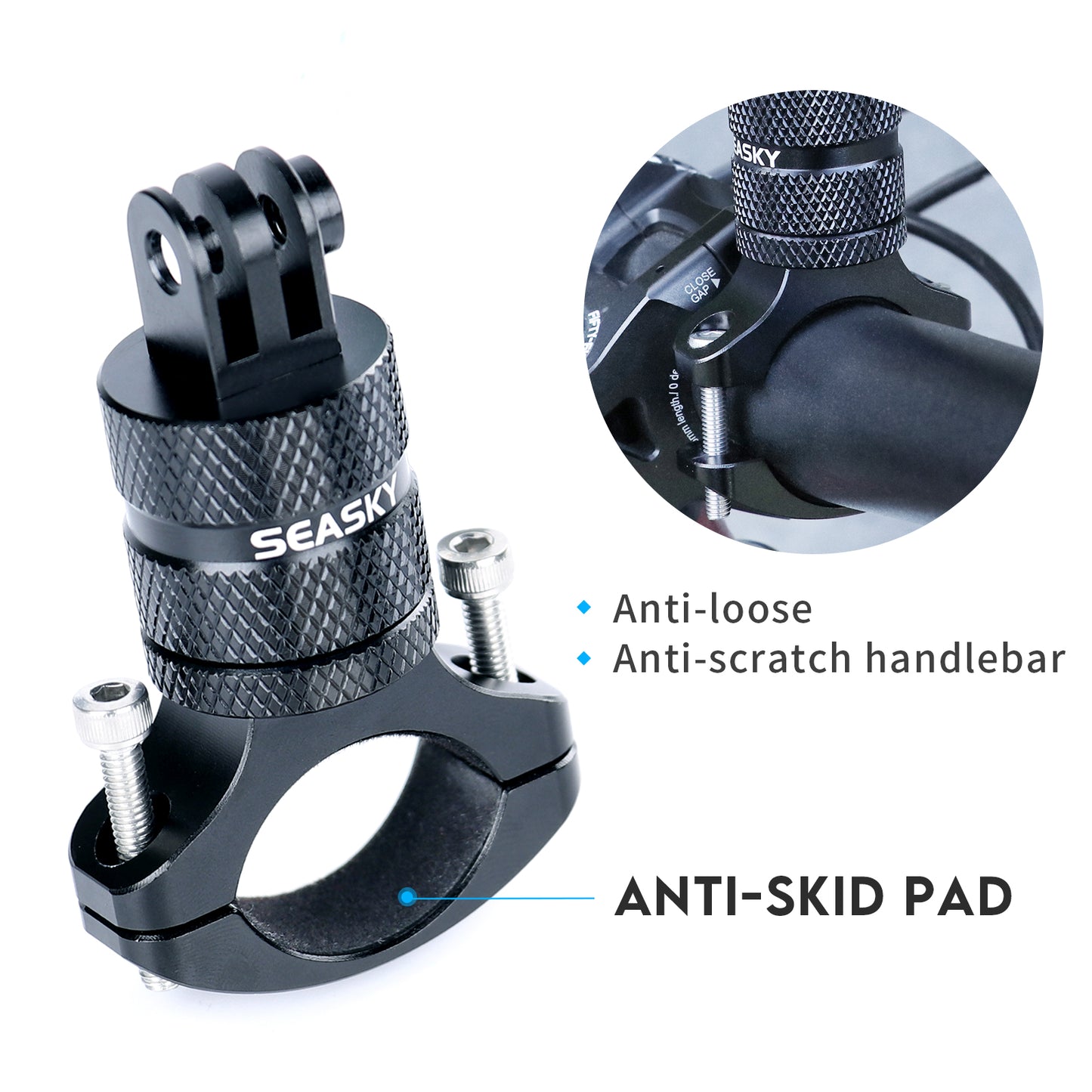 SEASKY Mountain Bike Bicycle Motorcycle Handlebar Mount